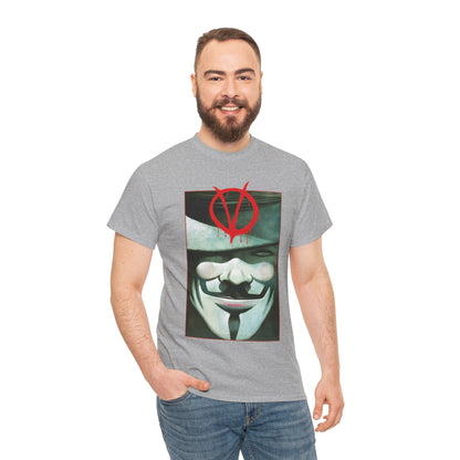 V For Vendetta T-Shirt - David Lloyd Art - Guy Fawkes Mask - DC Comics