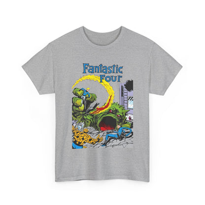 Fantastic Four T-Shirt - John Byrne Art - Cover to Issue #1 - Reed Richards, Invisible Woman, Human Torch, The Thing - Marvel Comics