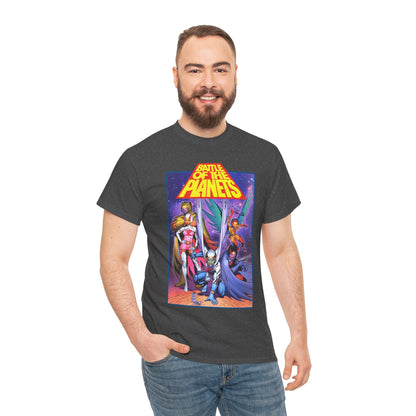 Battle of the Planets T-Shirt - Marc Silvestri Art - G-Force - Popular Gatchaman Cartoon - Mark, Jason, Princess, Keyop, and Tiny