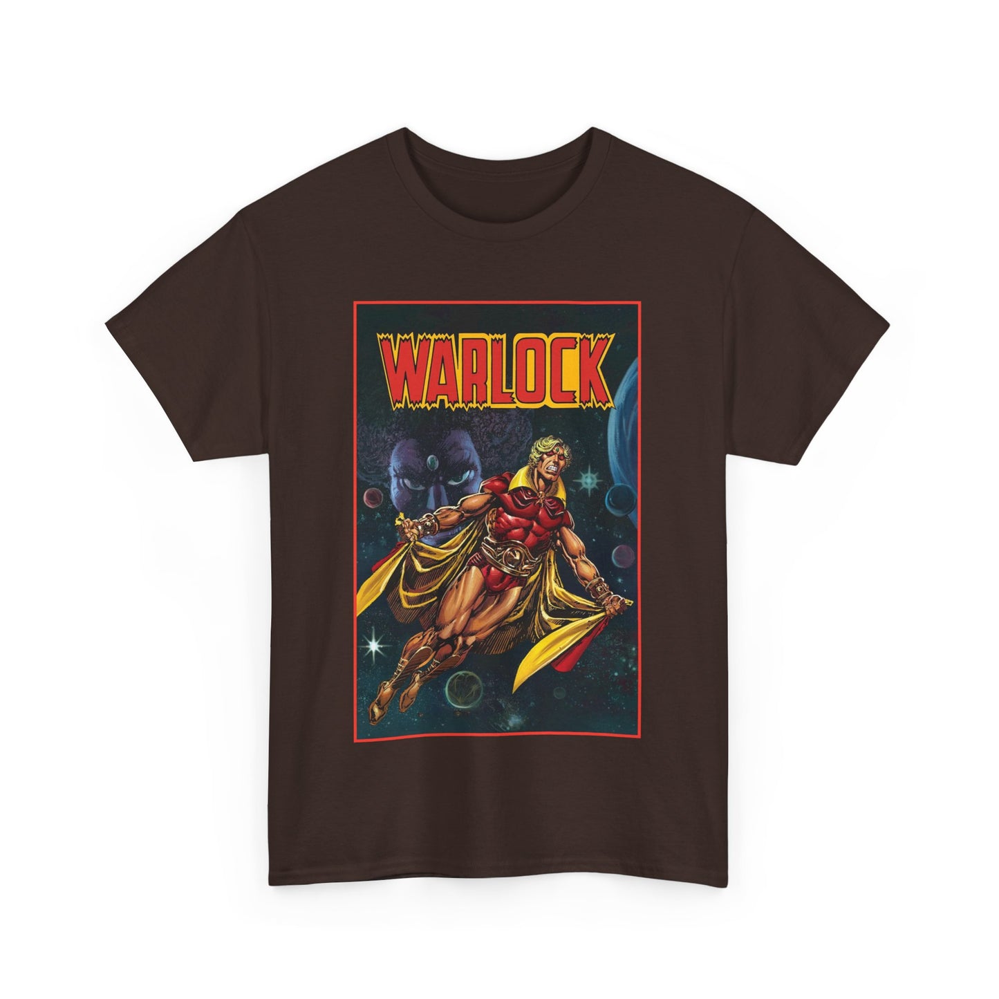 Warlock T-Shirt - Jim Starlin Art - Marvel Comics - Cosmic Superhero - The Enclave - Him