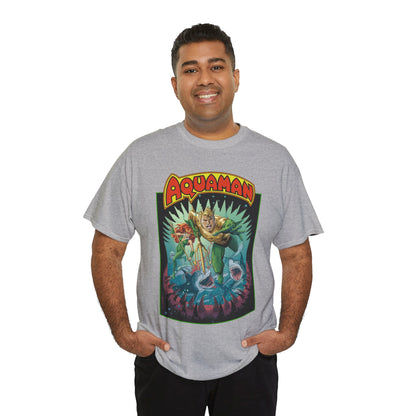 Aquaman T-Shirt - José Luis García-López Art - 80th Anniversary Variant Cover - Arthur Curry, Mera, Bronze Age Look - DC Comics