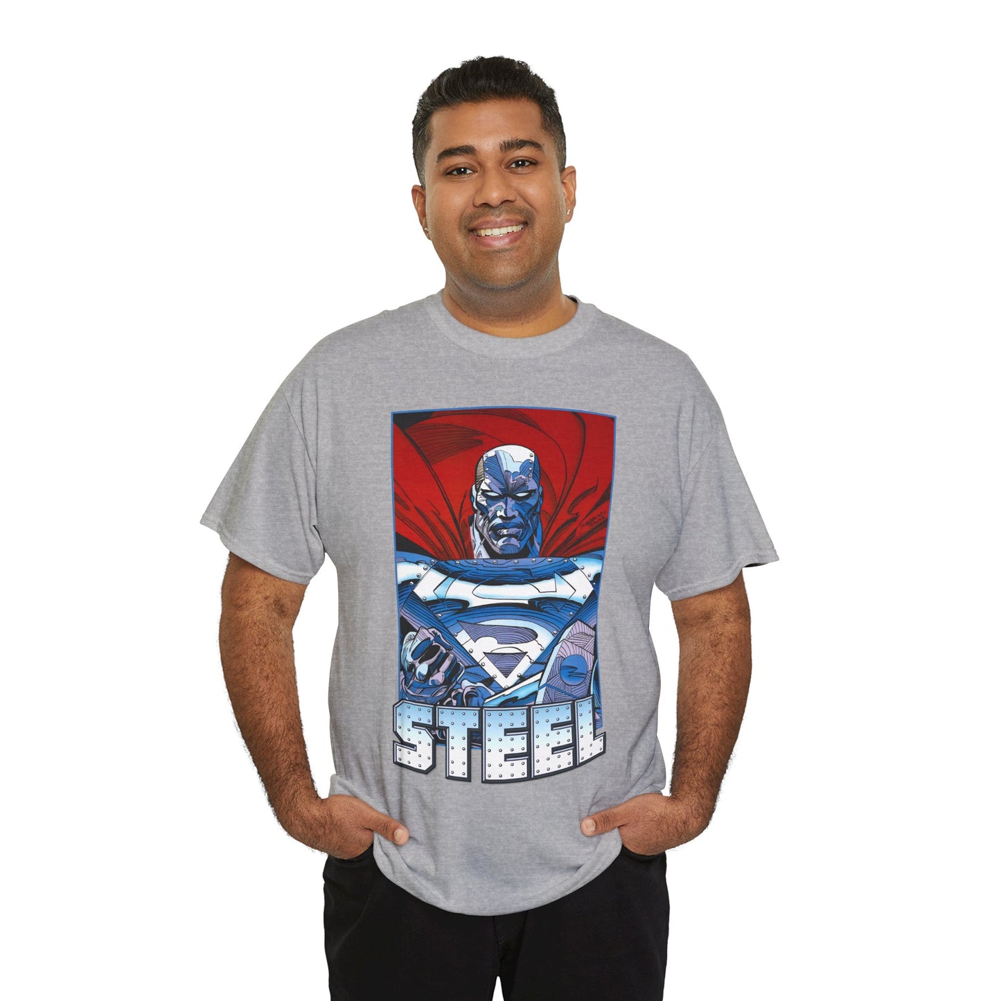 Steel T-Shirt - Superman Family - Reign of the Supermen - John Henry Irons - Steelworks - DC Comics