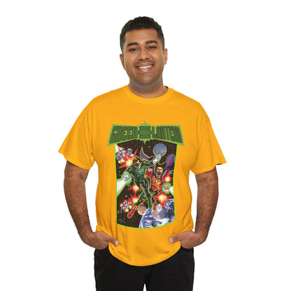 Green Lantern T-Shirt - George Perez Art - Hal Jordan & Alan Scott - Silver Age & Golden Age - DC Comics