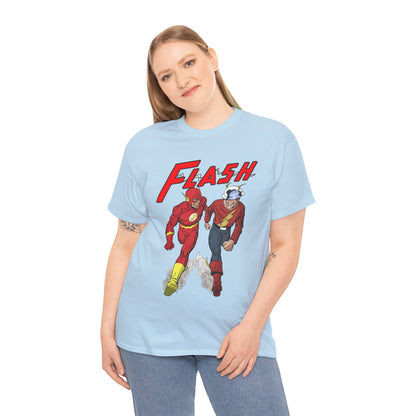 Flash T-Shirt - John Byrne - Barry Allen, Jay Garrick - Golden Age, Silver Age - DC Comics