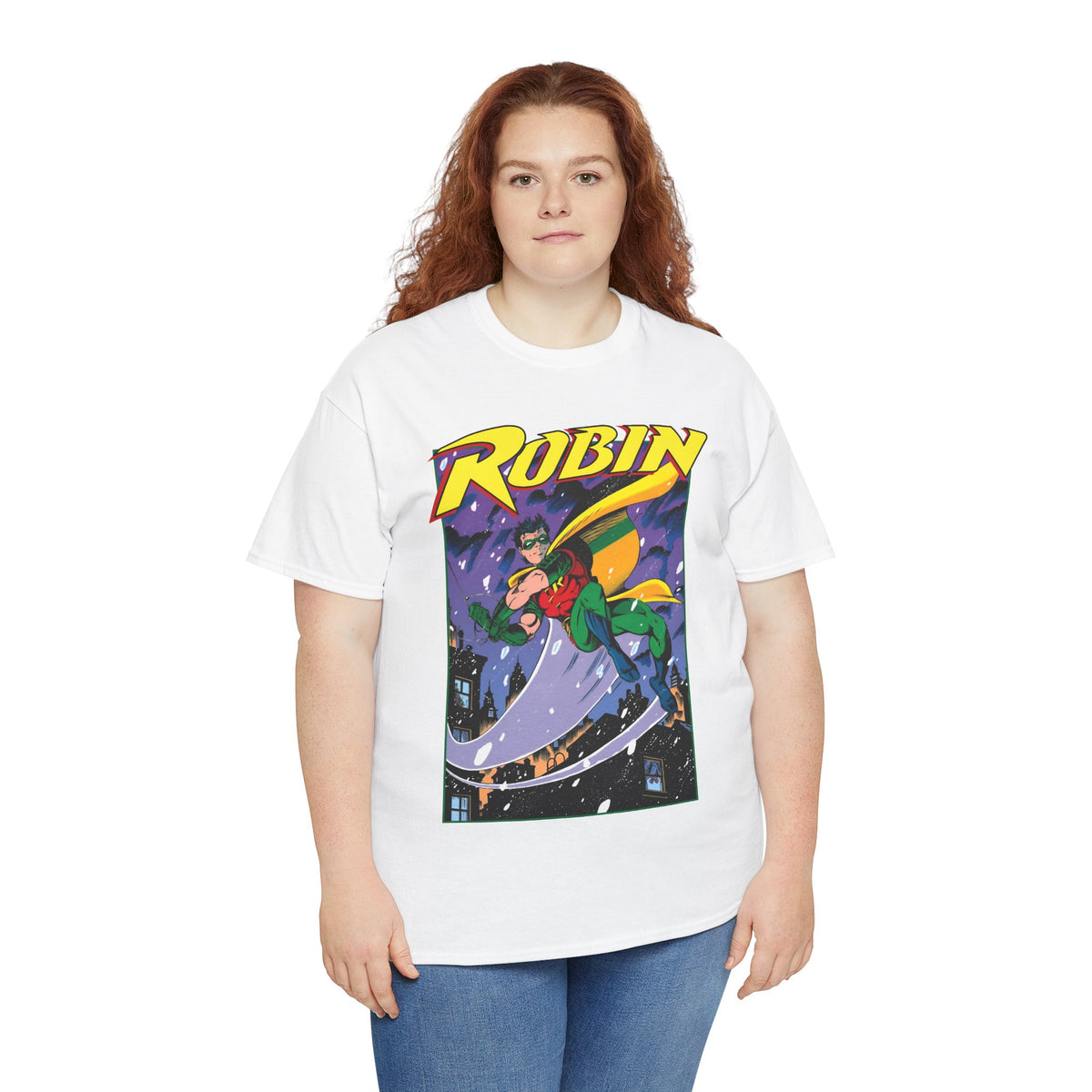 Robin T-Shirt - Tom Grummett Art - Tim Drake, Batman Family, Gotham City - DC Comics