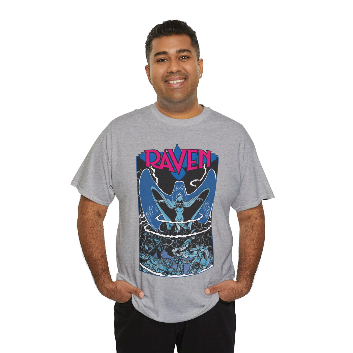 Raven T-Shirt - George Perez Art - New Teen Titans, Trigon - DC Comics