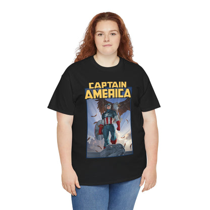 Captain America T-Shirt - Junggeun Yoon Art - Avengers Member - Marvel Comics