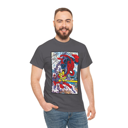 Spider-Man Vs Magneto T-Shirt - Erik Larsen Art - Marvel Comics