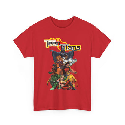 Teen Titans T-Shirt - Michael Turner Art - Cyborg, Raven, Wonder Girl, Superboy, Robin, Starfire - DC Comics