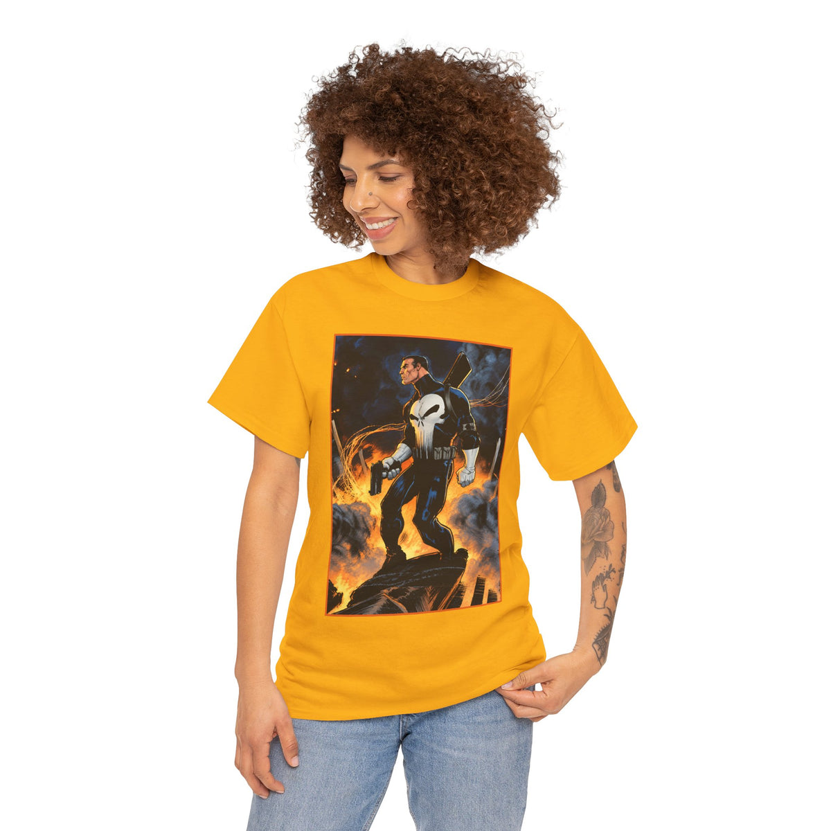 Punisher T-Shirt - Larry Stroman Art - Marvel Comics
