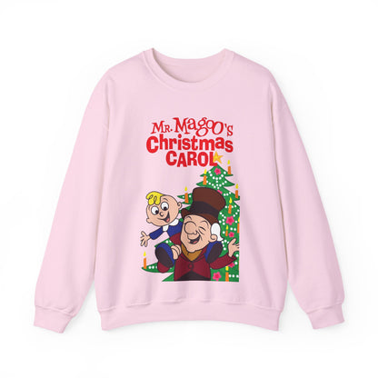 Mr. Magoo's A Christmas Carol Heavy Blend Crewneck Sweatshirt - Festive Holiday Cartoon Special