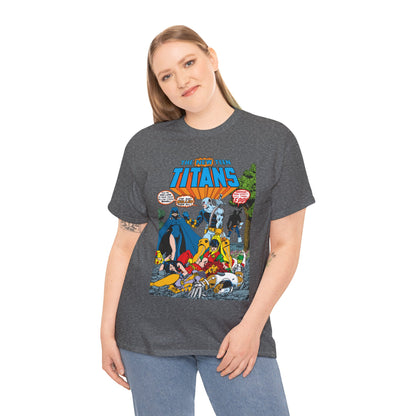 New Teen Titans T-Shirt - George Perez Art - #2 Cover Art - Deathstroke & Ravager - DC Comics