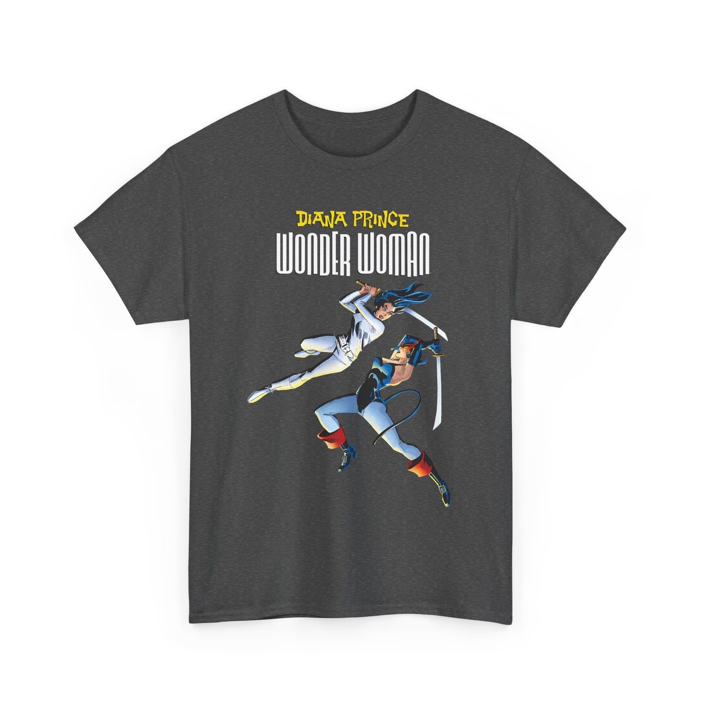 Diana Prince Wonder Woman  T-Shirt - From Diana's 1970s White Suit No-Powers Years - Bronze Age DC Comics
