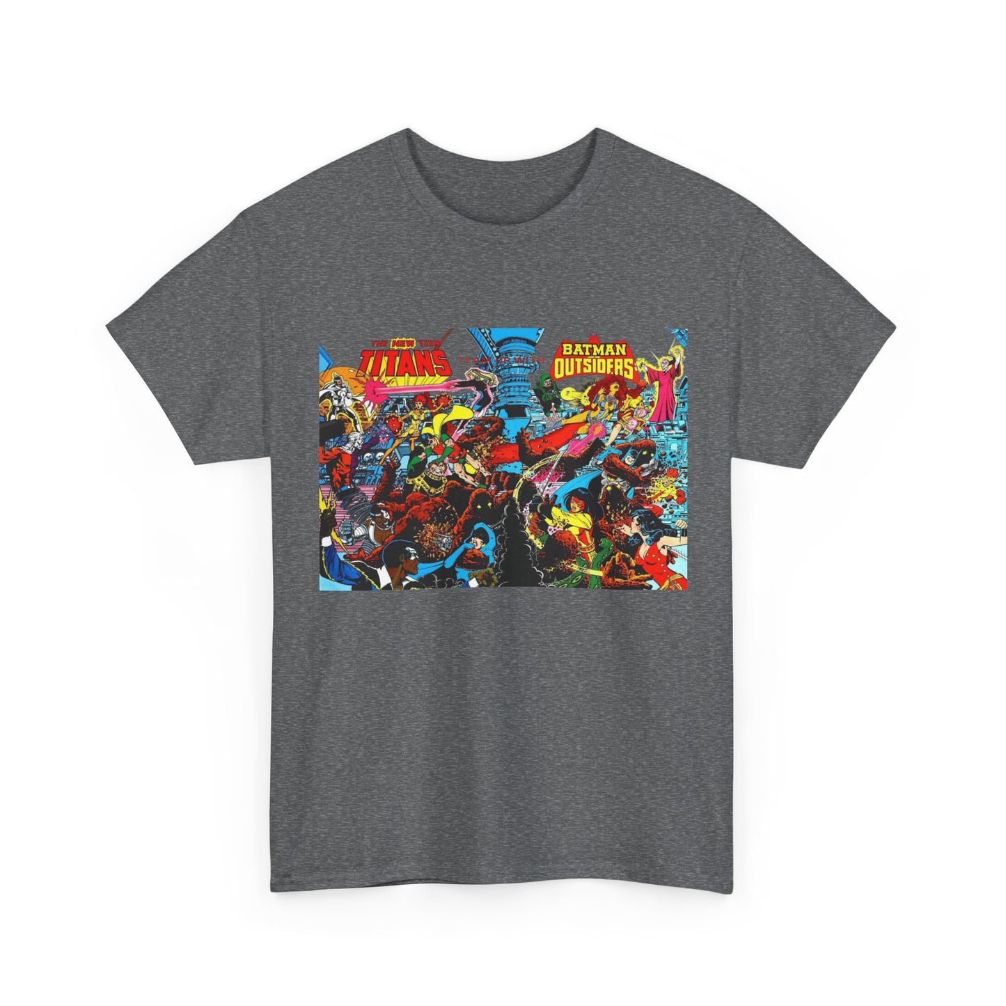 New Teen Titans & Batman and the Outsiders T-Shirt - George Perez & Jim Aparo Art - DC Comics