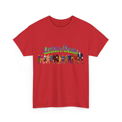 Legion of Doom T-Shirt - Super Friends Villains - Lex Luthor, Giganta, Scarecrow, Grodd, Brainiac, Riddler, Sinestro, Cheetah - Hanna-Barbera Cartoon - Challenge of the Super Friends