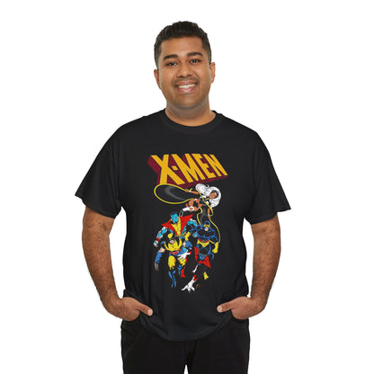 X-Men T-Shirt - John Byrne Art - Wolverine, Storm, Cyclops, Colossus, Nightcrawler - Marvel Comics Mutants