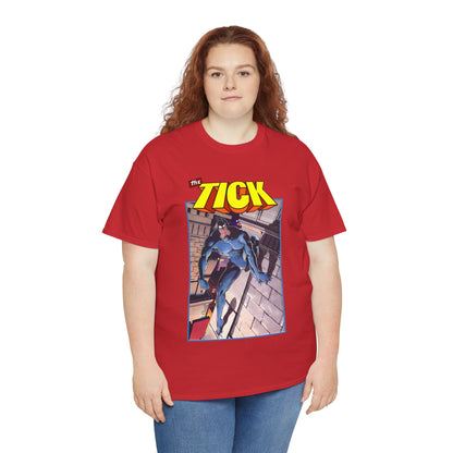 The Tick T-Shirt - Ben Edlund Creation - Popular 1980s Superhero