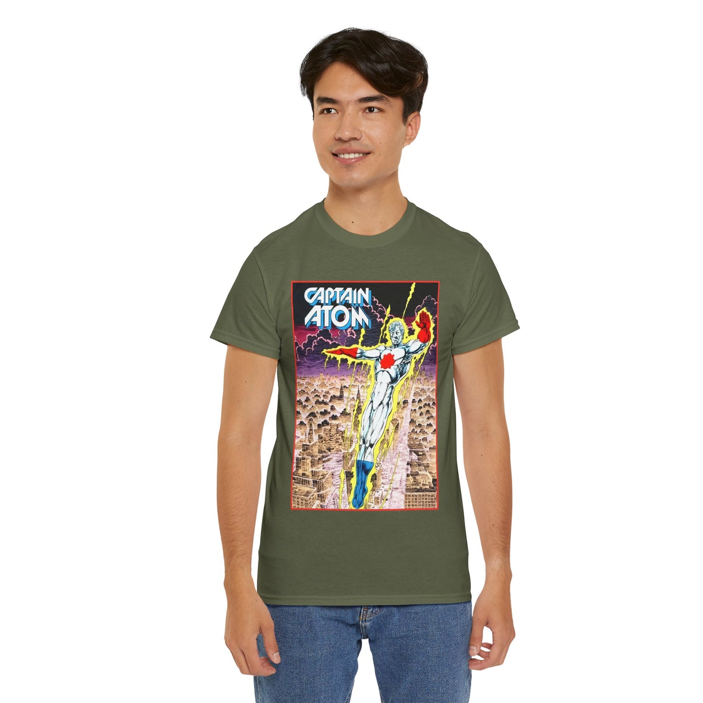 Captain Atom T-Shirt - Pat Broderick Art - DC Comics