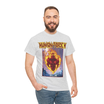 Human Torch T-Shirt - Howard Porter Art - Marvel Comics