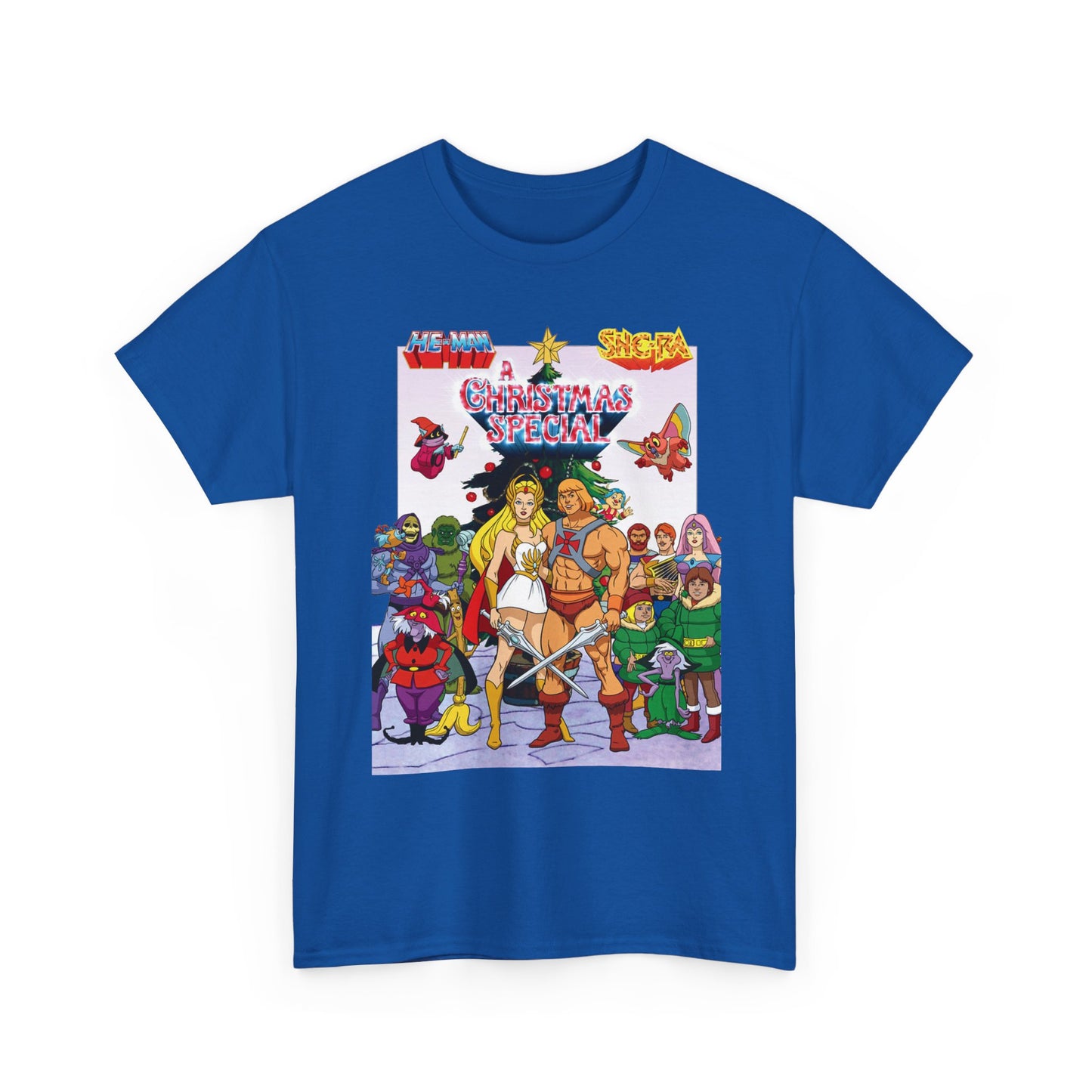 He-Man & She-Ra: A Christmas Special T-Shirt - Masters of the Universe, Princess of Power - Skeletor, Fisto, Orko, Kowl, Madame Razz - Filmation