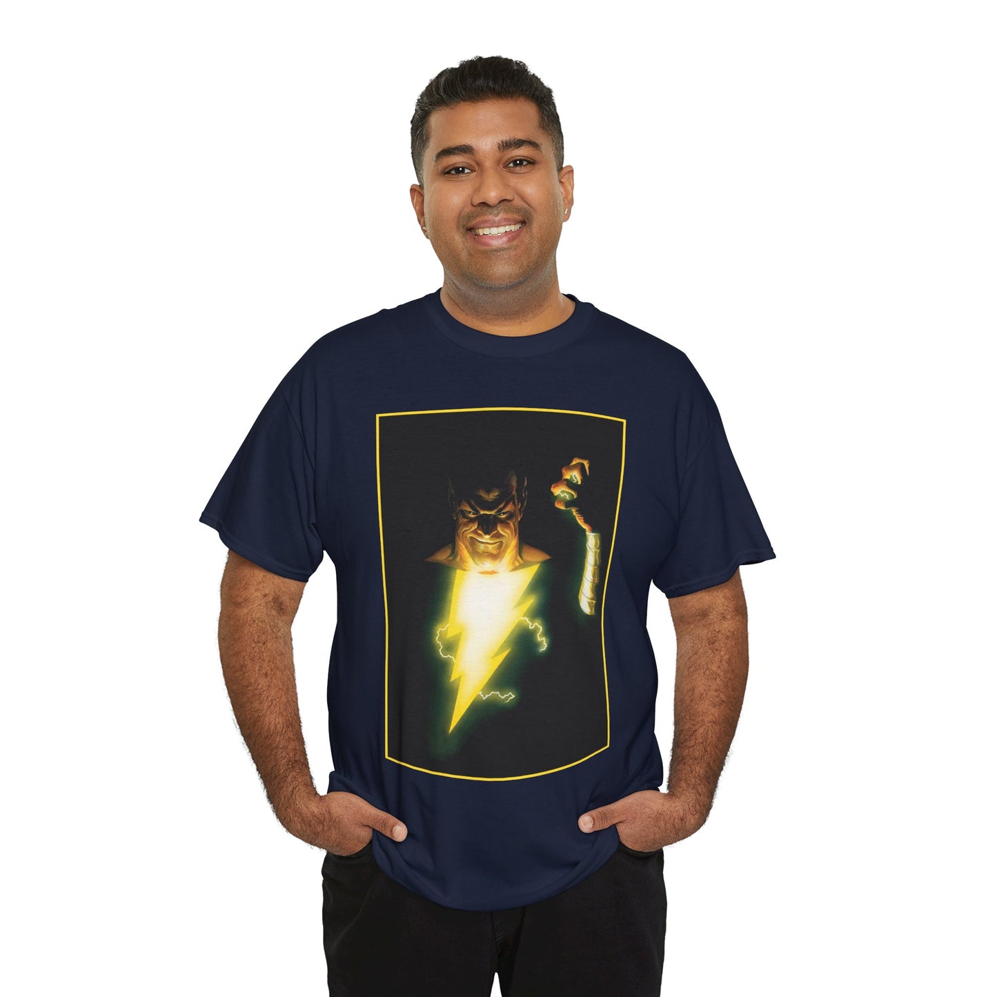 Black Adam T-Shirt - Alex Ross Art - JSA Cover Art - Shazam Family Foe - DC Comics