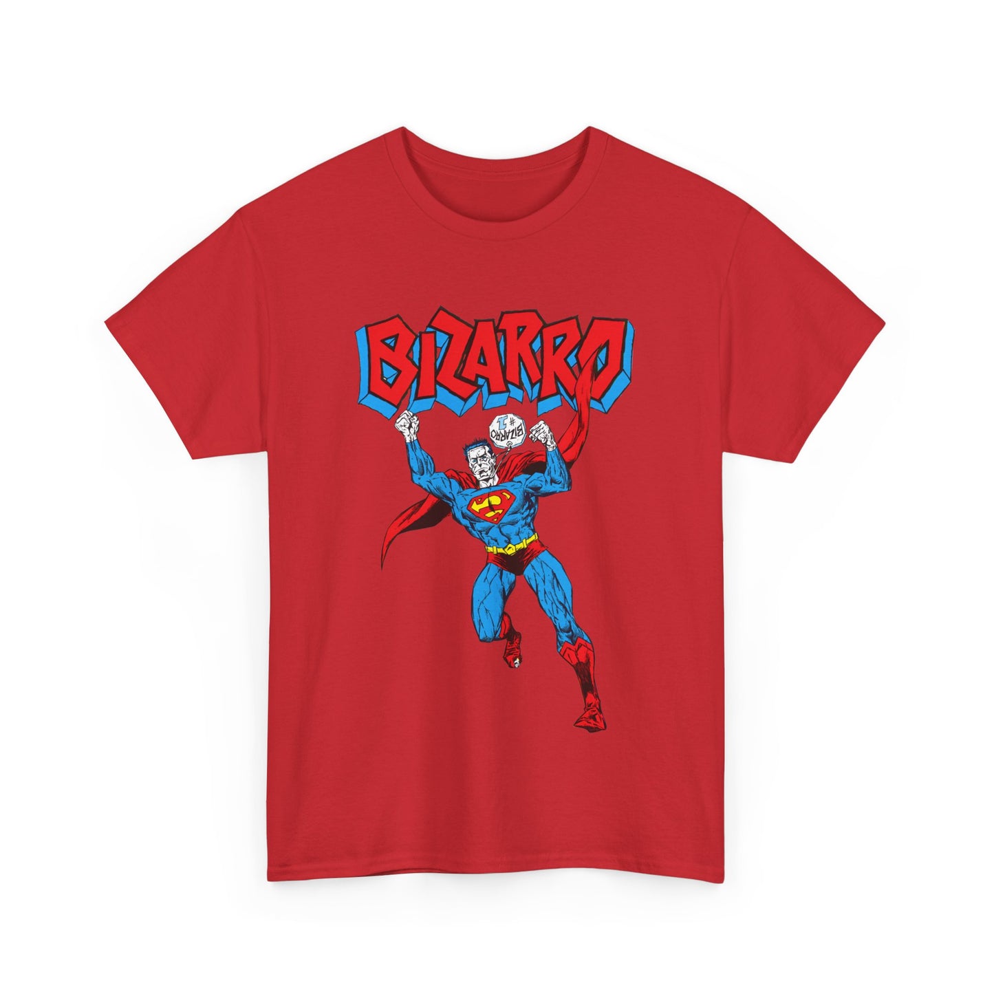 Bizarro T-Shirt - Superman Villain - DC Comics - Bizarro World - Who's Who Art - Silver Age Favourite