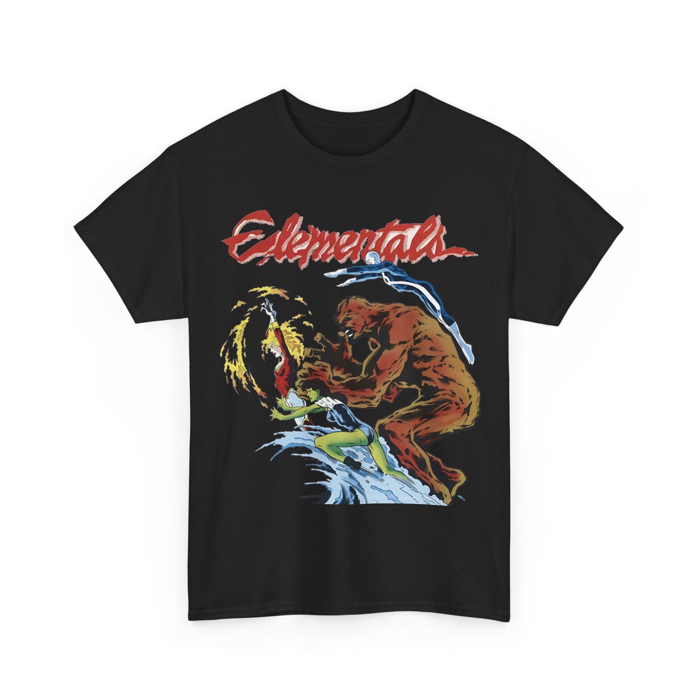 Elementals T-Shirt - Morningstar, Vortex, Fathom, Monolith - Comico Comics
