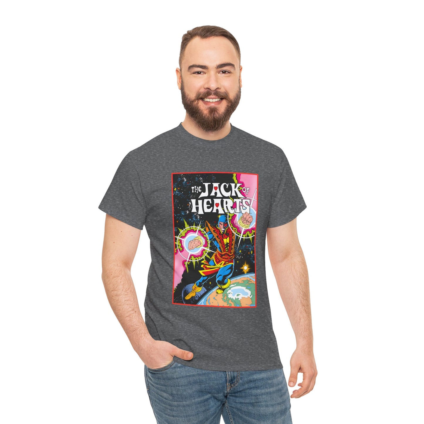 Jack of Hearts T-Shirt - Marvel Comics - Avengers Member - She-Hulk Beau - Zero Fluid - Popular 80s Character