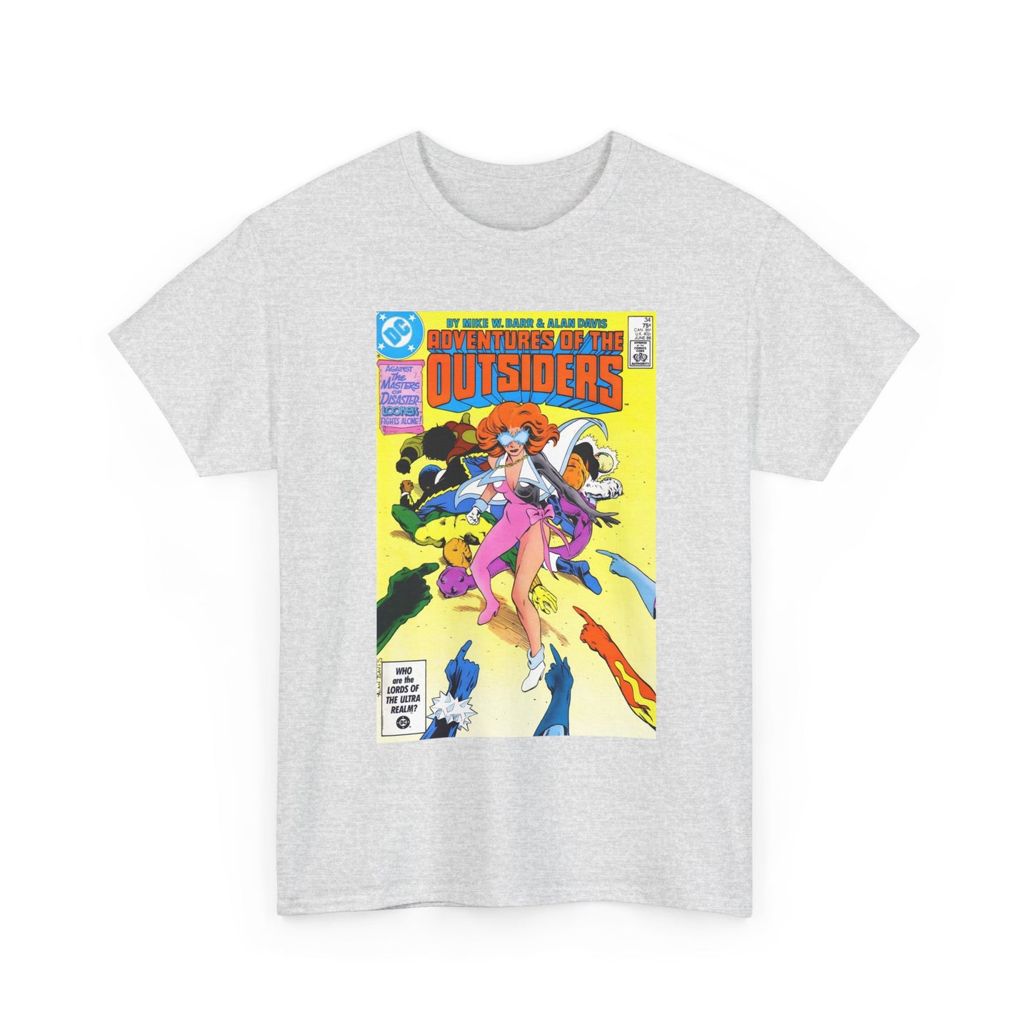 Adventures of the Outsiders #34 T-Shirt - Alan Davis Art - DC Comics