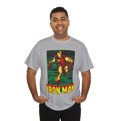 Iron Man T-Shirt - John Byrne Art - Tony Stark, Stark Industries - Avengers Member & Leader - Marvel Comics Armored Hero