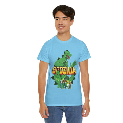 Godzilla T-Shirt - Popular 1970s Hanna-Barbera Cartoon - Godzooky - Retro 70s Animation - Toho - King of the Monsters