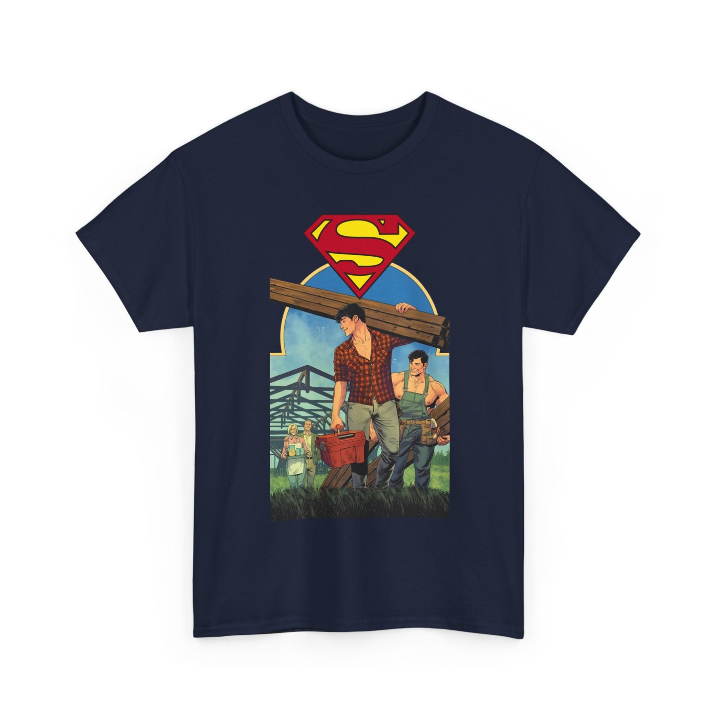 Superman: Son of Kal-El T-Shirt - Travis Moore Art - #17 Variant Cover - Clark and Jon Kent - Super Thirst Trap - DC Comics