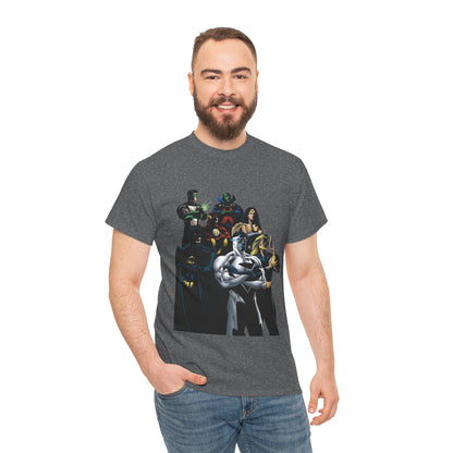 JLA T-Shirt - Howard Porter Art - Superman, Batman, Wonder Woman, Flash - DC Comics