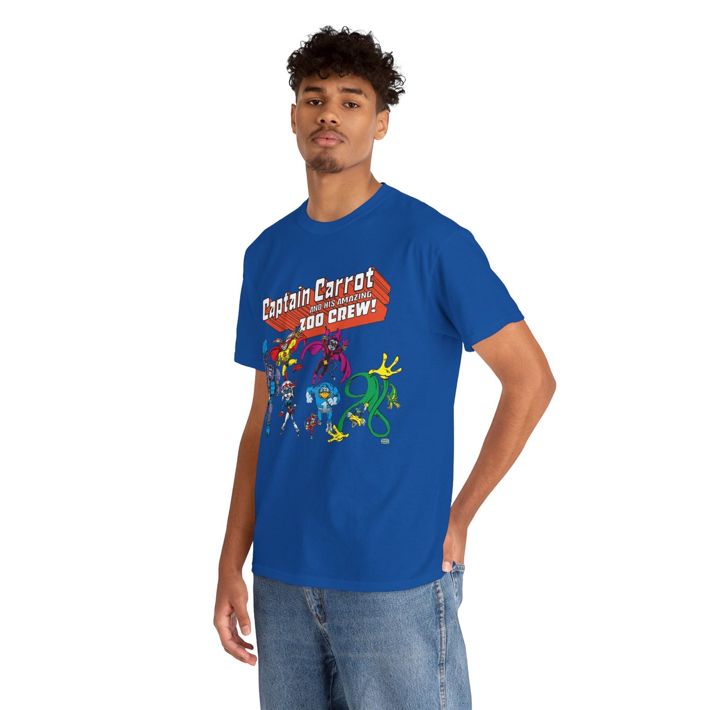 Captain Carrot & the Zoo Crew T-Shirt - 1980s Funny Animal Comic Series - DC Comics