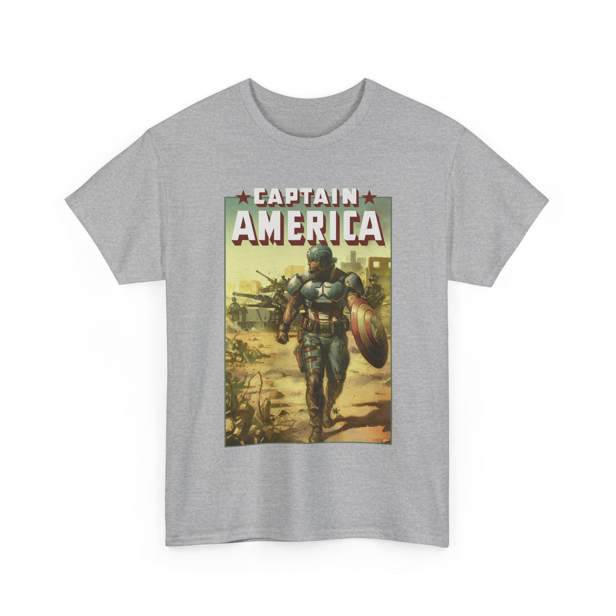 Captain America T-Shirt - Ben Harvey Art - Marvel Comics