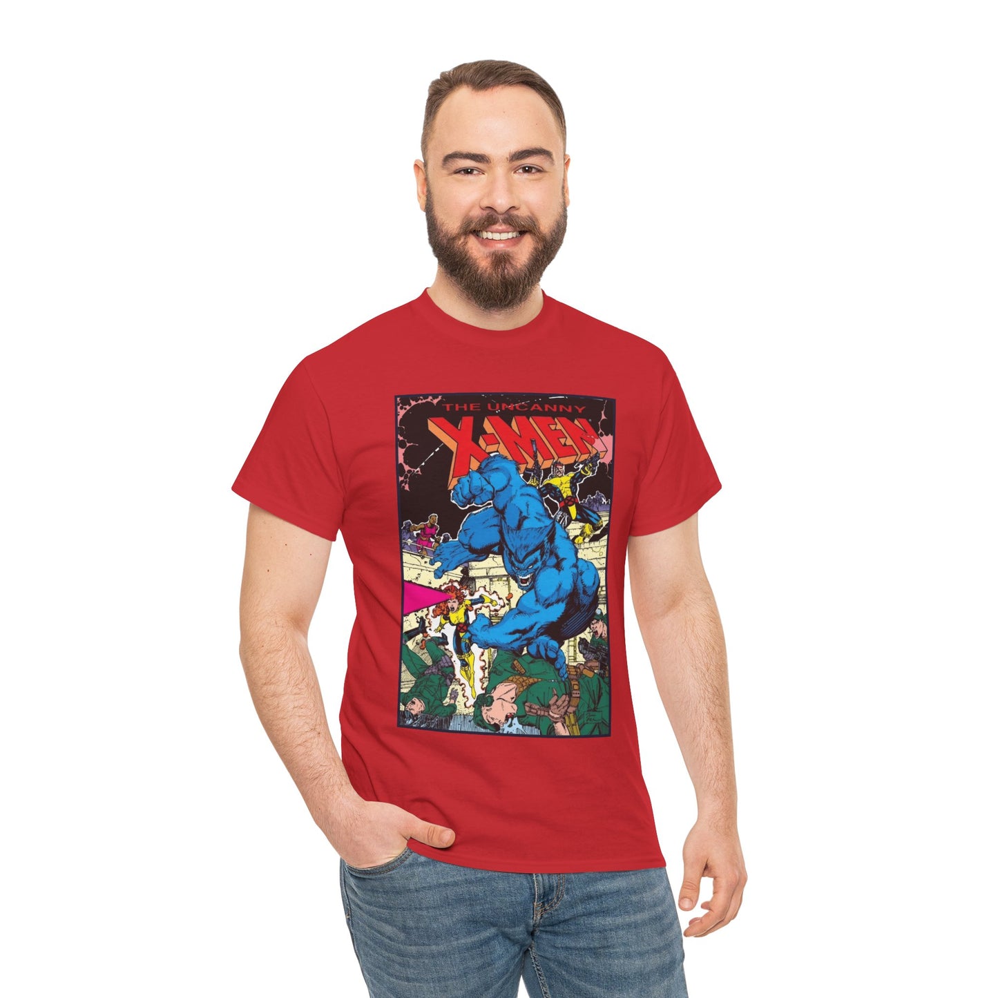 Uncanny X-Men T-Shirt - Jim Lee Art - Beast, Forge - Marvel Comics
