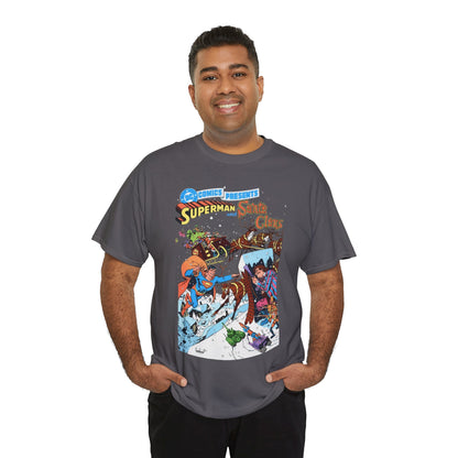 Superman & Santa Claus T-Shirt - José Luis García-López Art - DC Comics Presents #67 - Vs. Toyman
