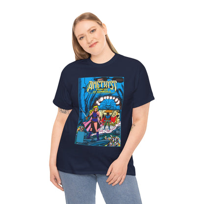 Amethyst, Princess of Gemworld T-Shirt - George Perez & Ernie Colon Art - The Last Battle Vs Dark Opal - DC Comics