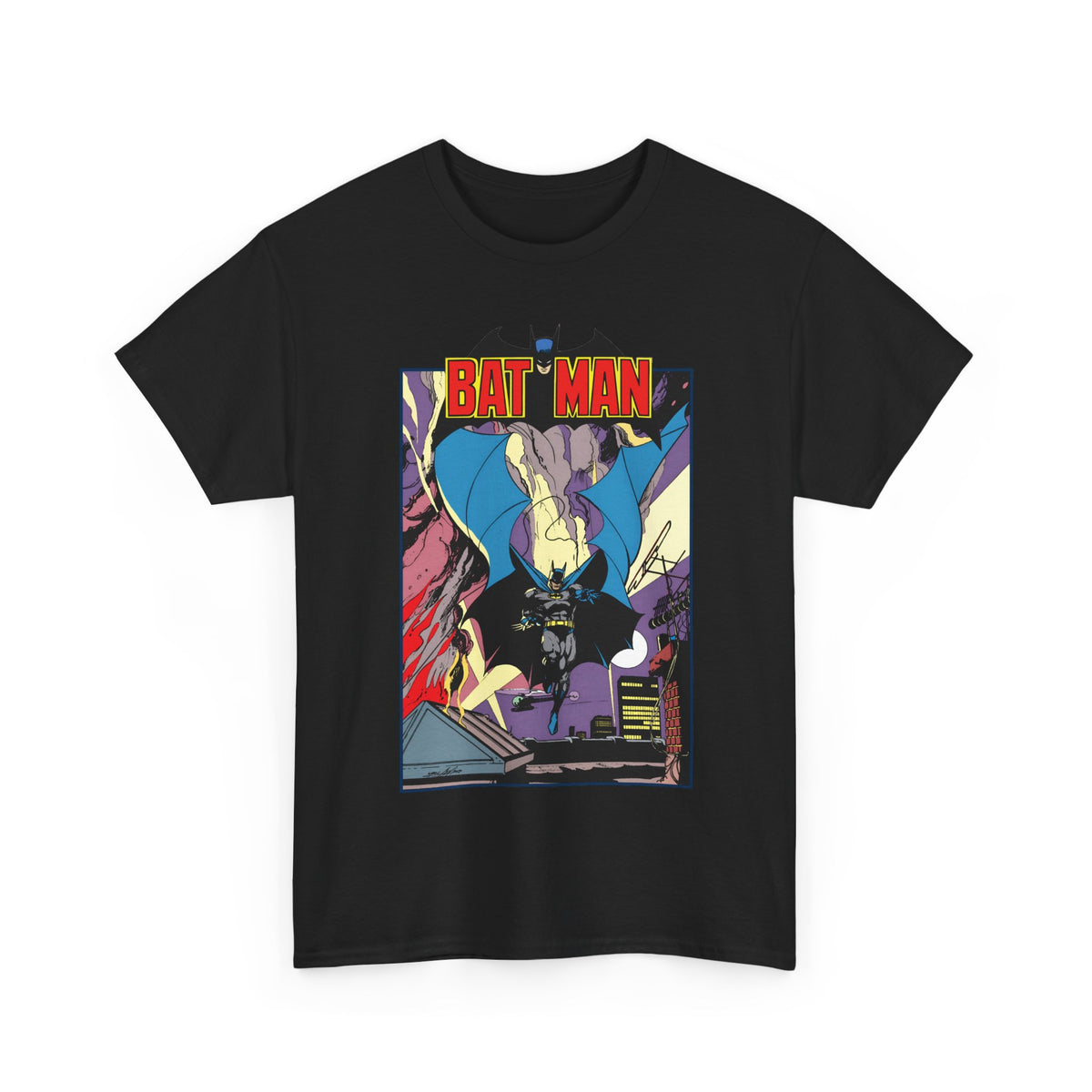 Batman T-Shirt - Neal Adams Art - Retro Bronze-Age Art - DC Comics
