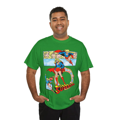 Supergirl T-Shirt - Krypton, Superman, Kara, Kandor - DC Comics - 1980s Art - Style Guide - Superman's Cousin