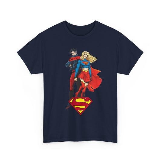 Supergirl & Superboy T-Shirt - Dan Mora Art - DC Comics
