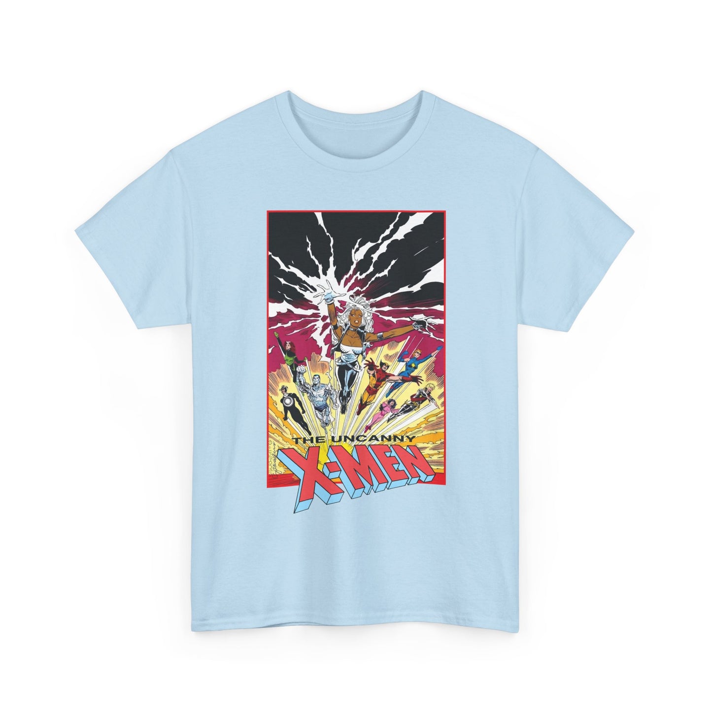 Uncanny X-Men T-Shirt - Marc Silvestri Art - Outback Era - Storm, Wolverine, Dazzler, Longshot, Psylocke, Rogue, Havok - Marvel Comics