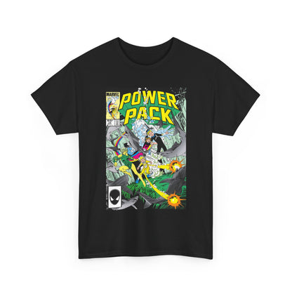 Power Pack #10 T-Shirt - With Marrina from Alpha Flight - Marvel Comics