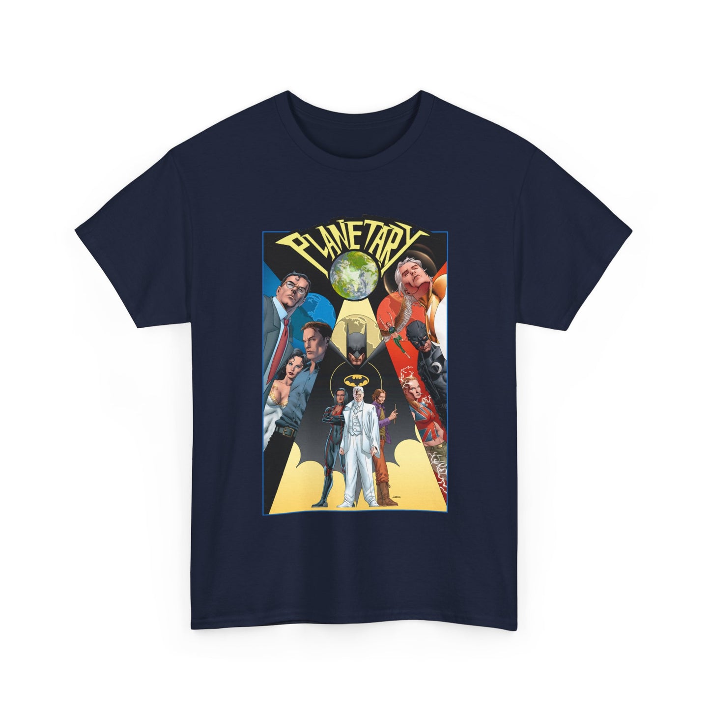 Planetary T-Shirt - The Drummer, Jakita Wagner & Elijah Snow - DC Comics/Wildstorm - Crossing Worlds - John Cassaday Art