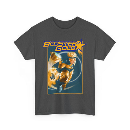 Booster Gold T-Shirt - Don Aguillo Art - Justice League: The Omega Act - DC Comics