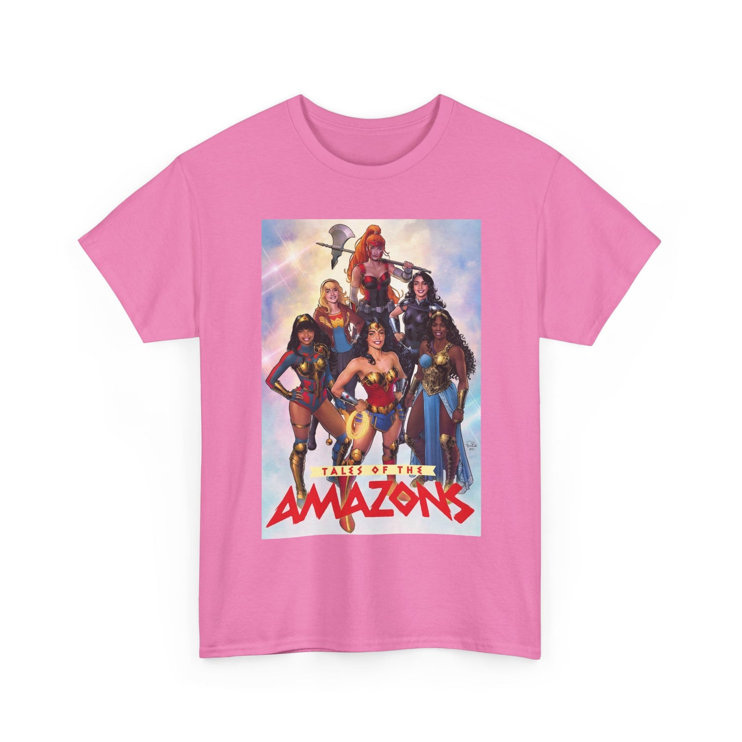 Tales of the Amazons T-Shirt - Nicola Scott Art - Wonder Woman, Wonder Girl, Troia, Nubia, Artemis, Queen Hippolyta, Yara Flor, Donna Troy - DC Comics