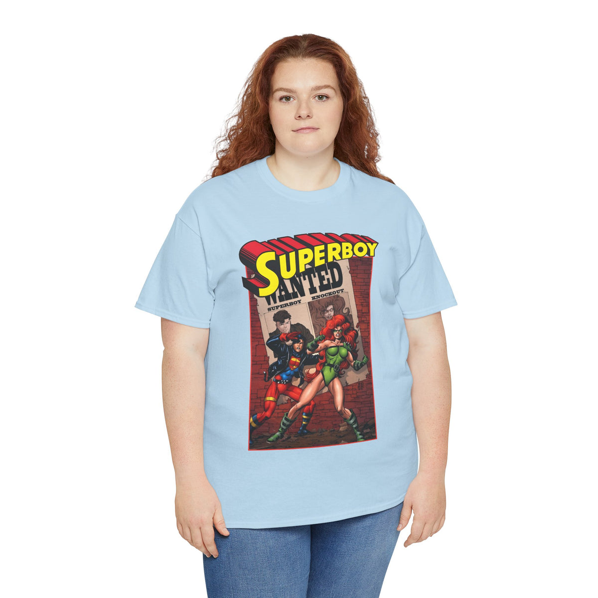 Superboy T-Shirt - Tom Grummett Art - Knockout - DC Comics