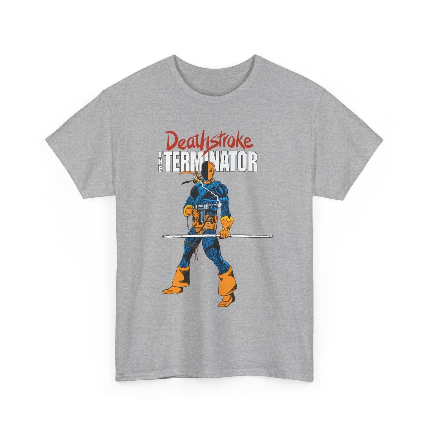 Deathstroke T-Shirt - George Perez Art - New Teen Titans Foe & Mercenary - Slade Wilson, Father of Jericho and Ravager - DC Comics - The Terminator