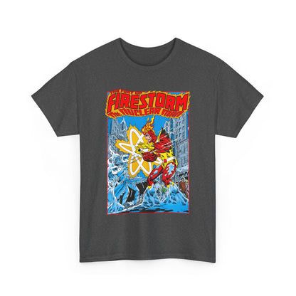 Fury of Firestorm T-Shirt - Pat Broderick Art - Vs Killer Frost - #3 Cover Art - DC Comics