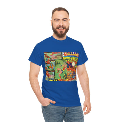 Adventure Comics #463 T-Shirt - Wonder Woman, Dr Fate, Power Girl, Deadman, Aquaman, Aqualad, Flash - DC Comics